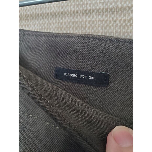 Talbots Classic Side-Zip Gray Knit Dress Pants Size 16 - Picture 5 of 5